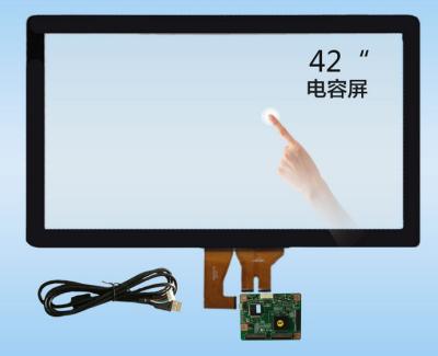 중국 CTP G+FF 42 샤프 IC를 가진 인치에 의하여 계획되는 전기 용량 터치스크린 관제사 판매용