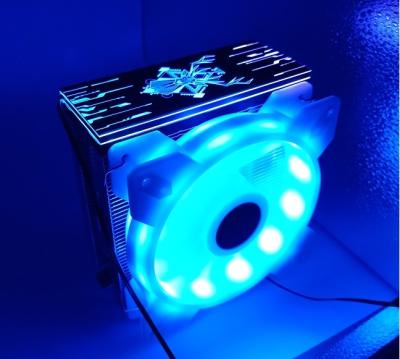 China 120mm heatpipe RGB CPU cooler for intel LGA 115X/1366/2011/2066/AMD all models for sale
