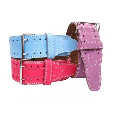 China Fitness Training Gym Sports Workout Training Equipment Barbell Weightlifting Ties Waist Back Support Protect Belt Weightlifting Belt for sale