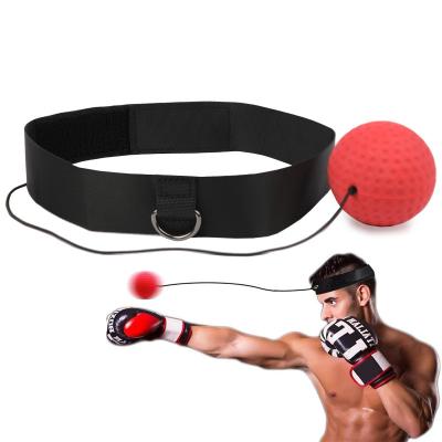 China Fitness Speed Training Reaction Hand Eye Coordination Training Combat Boxing Head Punch Ball for sale