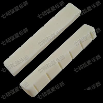 China Bone 5 Pcs Left handed Bone 6 String Slotted Nut For Classic Guitar (52 x 6 x 9-8.5mm) for sale