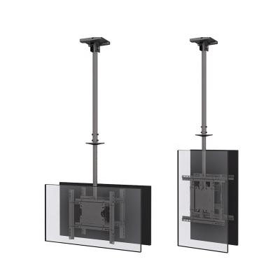 China Steel Back To Flip Down Rear LCD Ceiling Mount Bracket 32 To 55 Inch TV for sale