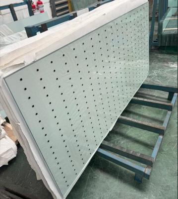 China 6.78MM Customized Screen Printed Clear Laminated Safety Glass for Doors en venta