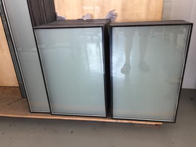 China La puerta de cristal aislada grabada al agua fuerte ácida doble 5A del cristal 5m m artesona un reemplazo lateral en venta