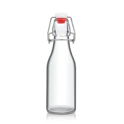 China Wholesale 250ml 500ml 1000ml Juice Bottle Swing Top Glass Bottle Eco-friendly Recyclable Custom for sale
