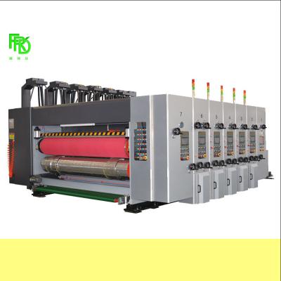 China Factory Corrugated Cardboard Box Making Machine / High Speed Flexo Printing Slotting Die Cutting Machine for sale