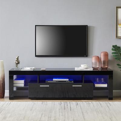 China (Other) Factory Direct Sales Adjustable MDF TV Rack Melamine MDF Board Living Room TV Cabinet Stand Led for sale