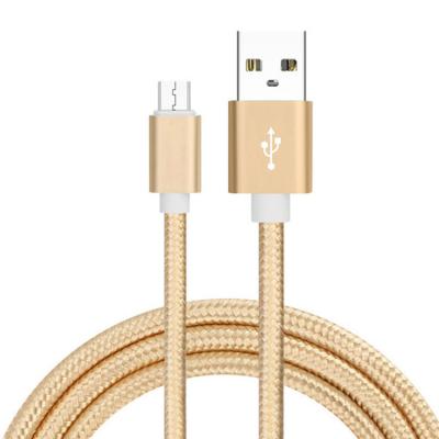 China Nylon Braided Fast Charging Speed 5V 2.1A USB Data Cable Fast Charging Cable 1 Meter Data Cable For iPhone For Type C for sale