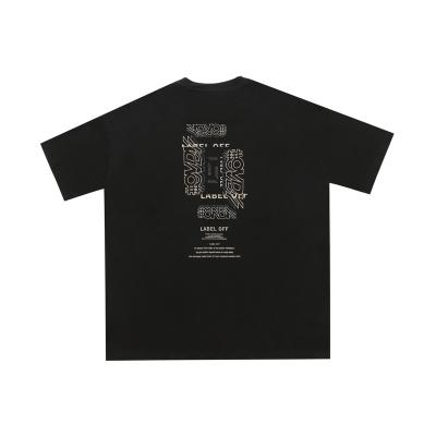 China New Fashion Anti-wrinkle SOCOO Men's Casual White O-neck Short Men's T-shirt Custom Logo Printing for sale