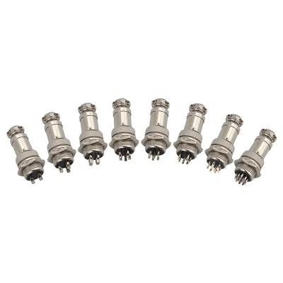 China Audio & Video GX16-7pin Aviation Plug Socket Connector 2 3 4 5 6 7 8 9 10 12 Pin GX16 Male and Female Electrical Circular Aviation Connector for sale