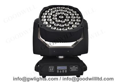 China Stage LED Beam Light / Wash Light 48 X 15W Osram RGBW With Zoom and LCD Display for sale