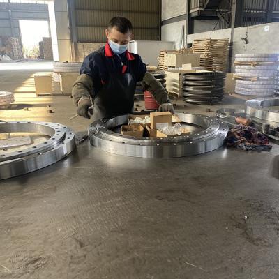 China China Manufacturer Good Four Point Contact Large Size Truck Crane Spare Parts Slewing Bearing Turntable Bearing for sale