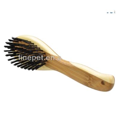 China Sustainable Bamboo Material High Quality Finepet Pets Brush for sale