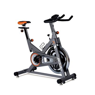 China Professional Home Use Fitness Exercise Bike Gym Transport Wheels LCD Window for sale