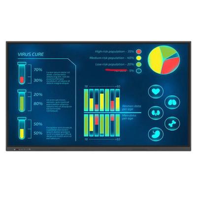 Cina 4K touch screen interattivo Tavola bianca multi touch Tavola bianca interattiva 55 pollici in vendita