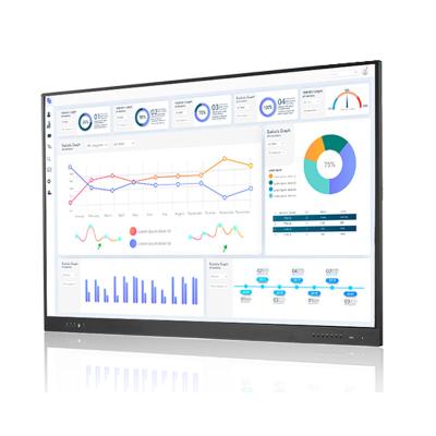 China Plat digitaal interactief touchscreen whiteboard 55 inch 3840*2160 Te koop