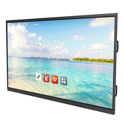 중국 75인치 4K 인증 스마트 인터랙티브 터치 스크린 화이트보드 TV 태블릿 판매용