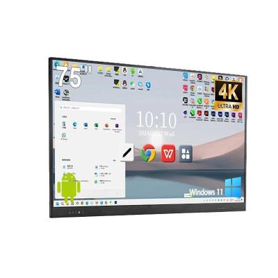 Κίνα Android 14.0 Έκδοση Συστήματος, Οθόνη αφής πολλαπλών σημείων 20 σημείων, Διαδραστικός πίνακας διδασκαλίας για διαδραστική μάθηση προς πώληση