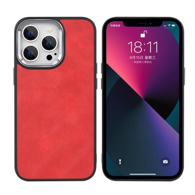 China New Design Shockproof Slim Phone Case PU Leather Cell Phone Cover For Iphone 13 pro max for sale