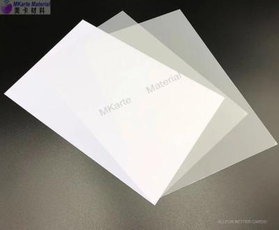 China folha deestratificação MNI-3 do Inkjet do PVC do dragão branco de 0.15mm+0.46mm+0.15mm à venda