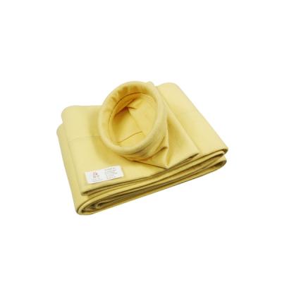 China Hengze p84 polyimide felt dust collector high temperature resistant nonwoven filter bag for cement for sale