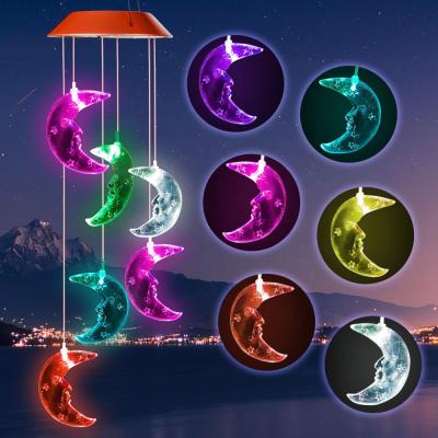 China Garden Led Transparent Moon Solar Holiday Lighting Christmas Gifts Selling Best On Amazon Garden Light for sale