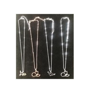 China Customize Wholesale Custom Metal Shape Appearance Necklaces Fashion Ladies Girls Pendants Jewelry Necklaces for sale