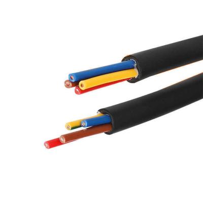 中国 柔らかいPVC丸い電動エレベーターリフトケーブル 編み物 紫外線耐性クレーンケーブル 連続性Flex Ratingワイヤ 販売のため