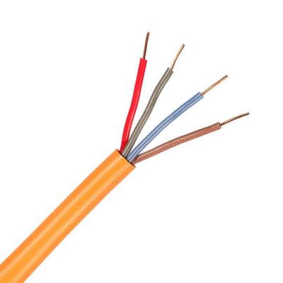 中国 オーダーメイド リクエスト UL リスト シールド 3 コア 2.5mm 火災警報 炎阻害ケーブル 販売のため