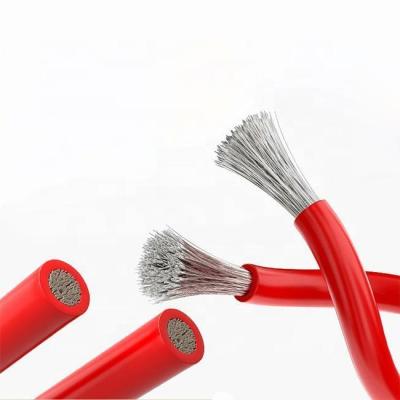 China Gewickeltes Draht hochflexibel 24AWG Zinnkabel aus Kupfer, Silicone und Kautschuk, isoliertes elektrisches Kabel zu verkaufen