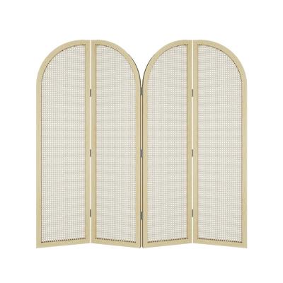 China CLASSIC High Quality Decorative Folding Room Divider Living Room Oriental Wooden Screen Dividers Movable Room Dividers for sale