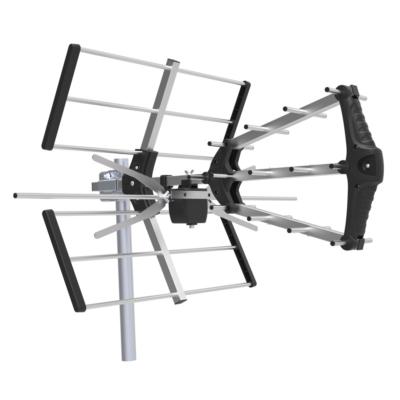China 13dB Triple Rumble VHF / UHF TV Antenna For HD Signal V / UHF-515 for sale
