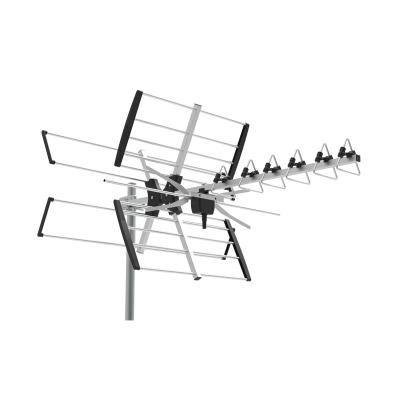 China Easy Installation TV Combo Antenna For HD VHF/UHF Signal Antenna High Gain V/UHF-075 for sale