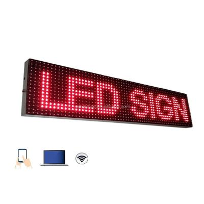 China outdoor led billboard outdoor programmable scrolling led sign LED Display Sign en venta