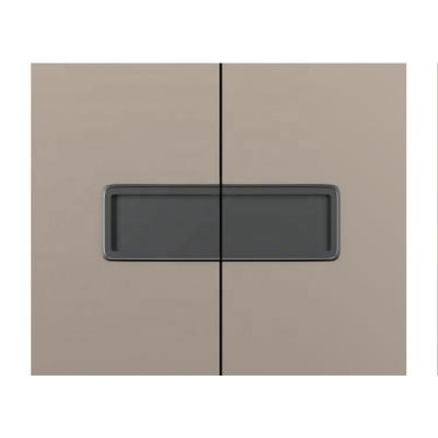 China Luxury Aluminum Alloy Gray Built In Cabinet Handle British New Style Modern Design Light for sale