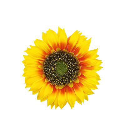 China Fabric / Plastic Artificial Sunflower Head For Party Wedding Home Decoration Preserved Flower Sunflower Soap for sale