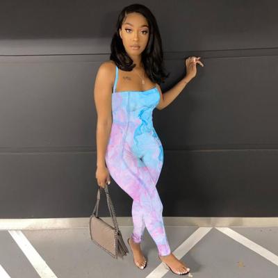 China 2021 New QUICK DRY Yoga Sleeveless Casual Overalls Overalls Tights in Patchwork Colors for sale