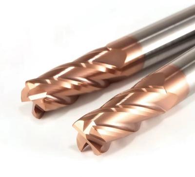China General/XCJ Carbide Milling Cutter 4 Flute Combo Milling Cutter 1-20mm HRC55 High Speed Cutter Machining Stainless Cast Iron For CNC Machine Tools for sale
