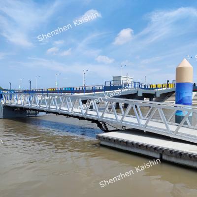 China Van de de Doorgangs Drijvend Boot van de aluminium Drijvend Brug van de het Platformbrug Marien T6061 van de het Aluminiumlegering Drijvend het Pontondok Te koop