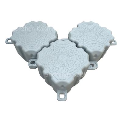 China Doca flutuante modular azul cinza durável para iates marinhos à venda