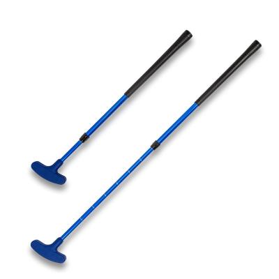 China Putting Length Adjustable Logo Custom Mini Children Golf Practice Dawdle Golf Club Left and Right Putter for sale