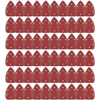 China HYCHIKA Metal Detail Sander Paper Sets 60pcs for Mouse Sander 120 Grit 240 Grit Abrasive Belt Sand Disc for sale