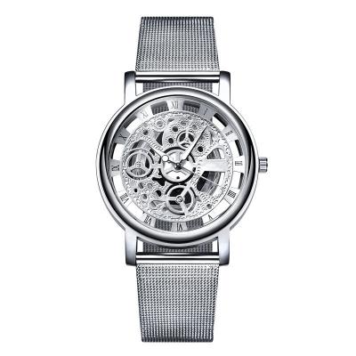 China Wholesale custom fashion automatic date simple men's cavity stainless steel waterproof sports quartz unisex watches for sale