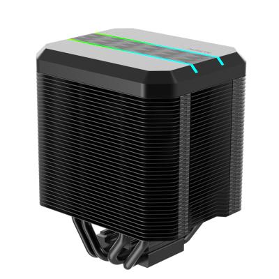 China Newly Dual Tower CPU Cooler 2021 Alseye M90 Tower 4 ARGB Heatpipes ARGB High Performance CPU AIR Cooler CPU Cooler am4 for sale