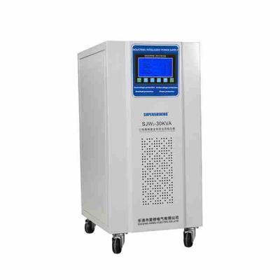 China â ¥ 98.5% OEM Stabilizer AC Voltage Stabilizer SJW-30KVA Laser Machine 30000va Three Phase Voltage Regulator for sale