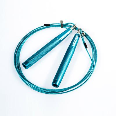 China Fitness Exercise Hot Sale 3M Aluminum Handle Adjustable Steel Wire Portable Speed Jump Rope for sale