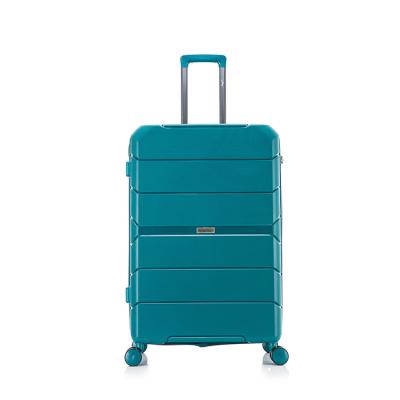 China PP Material Is Factory Supply 18 Inch Trolley Luggage Bag Professional Cheap Suitcase Light Travel Bags With Logo Travel Suitcases for sale