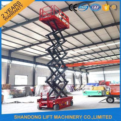 Chine Taille à piles de élévation autopropulsée mobile d'ascenseur des plates-formes de travail 4m 10m 14m à vendre