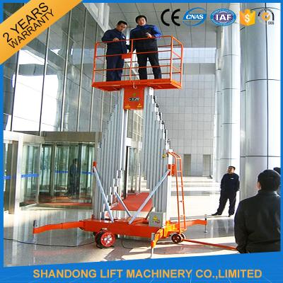 China Mobile Aerial Working Electric Lift Ladder Renting Scaffolding with 4 Wheels for sale