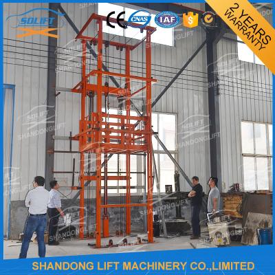 Cina ascensore idraulico dell'elevatore del magazzino di 2.5T 3.6m per le merci, 3-6m/min in vendita